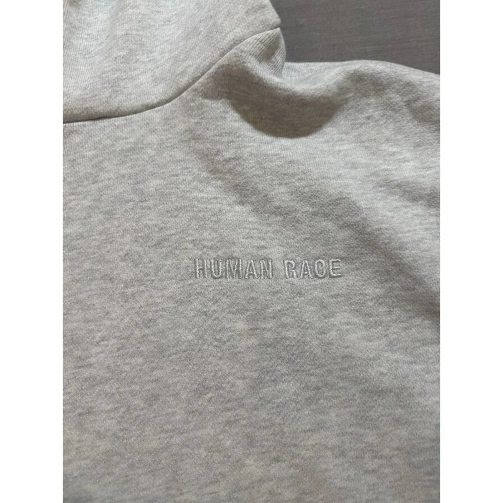 Adidas Human Race Pharrell Sweatshirt Adult XS Gray Pullover Long Sleeves Hoodie